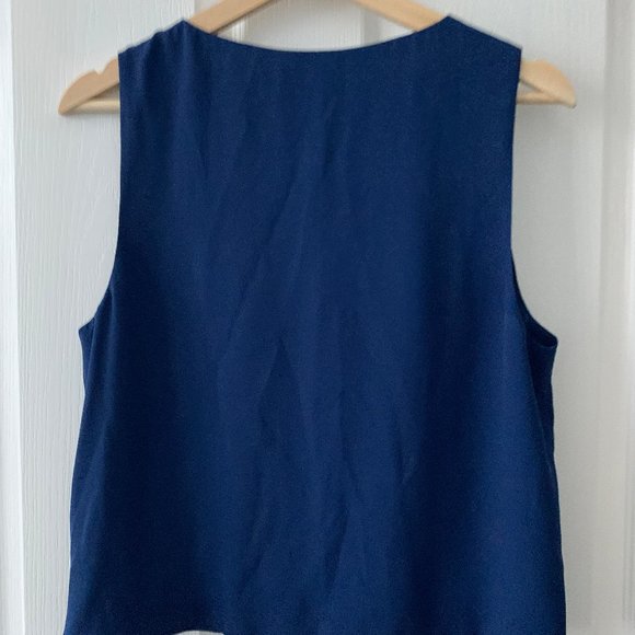 Aritzia Babaton Cobalt Blue Tank Top Camisole Med - Picture 3 of 5